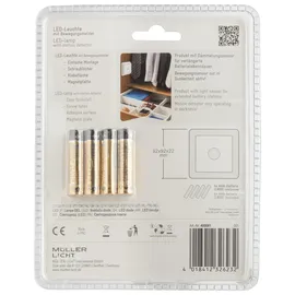 Müller-Licht LED-Unterbauleuchte mit Bewegungsmelder LED LED fest eingebaut 0.5 W, Neutralweiß Weiß