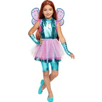 Funidelia | Bloom Kostüm - Winx Club für Mädchen Zeichentrickfilm, Winx club, Film und Serien - Kostüm für Kinder & Verkleidung für Partys, Karneval & Halloween - Größe 3-4 Jahre - Blau