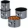 Relaxdays Springform Set 4-teilig Ø 12, 14, 16, 18 cm