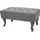 MCW Hocker Chesterfield Oxford-H wasserabweisender Bezug  Grau