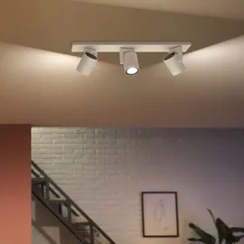 Philips Hue White & Color Ambiance Argenta Deckenleuchte weiß • 3er-Spot
