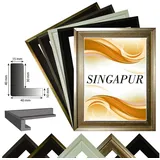 Bilderrahmen Neumann Schattenfugenrahmen Singapur modern gold/weiß 50x60 cm 1 St.