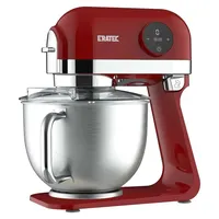 ERATEC Küchenmaschine KF-967 – 1200W Knetmaschine mit 5L Edelstahlschüssel - Rot
