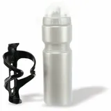 Dunlop Fahrrad-Trinkflasche, 750ml, schwarz weiß
