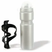 Dunlop Fahrrad-Trinkflasche, 750ml, schwarz weiß