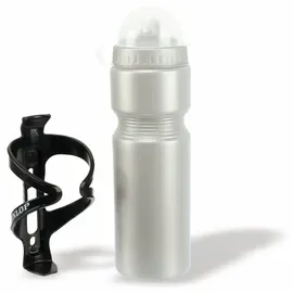 Dunlop Fahrrad-Trinkflasche, 750ml, schwarz weiß