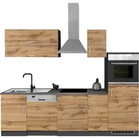 kochstation Küchenzeile KS-Colmar 270 cm grau