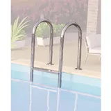 Karibu Poolleiter Edelstahl weiß