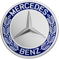 Mercedes-Benz Mercedes-Benz Collection Mercedes-Benz Radnabenabdeckung | Stern mit Lorbeerkranz | blau