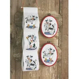 Permin Kreuzstich Stickpackung Toilettenpapierhalter Frohe Kühe Zählmuster