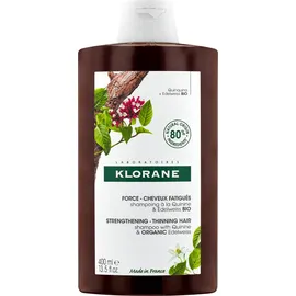 Klorane Shampoo gegen Haarausfall mit Chinin und BIO-Edelweiss 400 ml Flüssiges Shampoo)