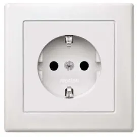 Merten Schuko-Steckdose Unterputz Weiß 1 St.