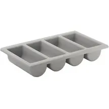 APS GN 1/1 Besteckkasten grau 53 x 32,5 cm 10 cm Kunststoff