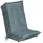 Beautissu Hochlehnerauflage 120 x 50 x 6 cm Taubenblau 4 St.