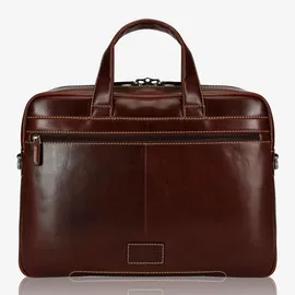 Jekyll & Hide Oxford Aktentasche Leder 38 cm Laptopfach braun