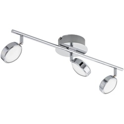 EGLO LED-Strahler Salto Alu, Eisen, Stahl & Metall Silber Chrom