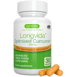 Igennus Healthcare Nutrition Longvida Curcumin 500 mg Kapseln 30 St.