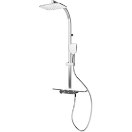 Schulte DuschMaster Rain II Square weiß mit Ablage ExpressPlus EP9635104 02