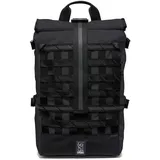 Chrome Barrage 22L - Rolltop Rucksack in schwarz