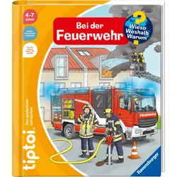 Kinderbuch RAVENSBURGER "tiptoi Wieso? Weshalb? Warum? Bei der Feuerwehr", bunt, Bücher, Kinderbuch, Made in Europe