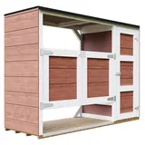 TIMBELA Mülltonnenbox M981A 217 x 159 cm rot