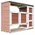 TIMBELA Mülltonnenbox M981A 217 x 159 cm rot