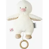 Nattou Spieluhr, Baby-Ente, Wiegelied «La-Le-Lu», Mit Ring, 100% Polyester, FanFan, Weiß