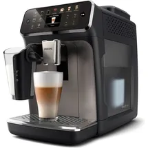 Philips 4400 Series LatteGo EP4449/70 Schwarz/Silber