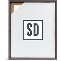 Stallmann Design Schattenfugenrahmen für Keilrahmen | 90x90 cm | Mooreiche | MDF Rahmen für Leinwände mit Tiefeneffekt | mit Montagezubehör | Rahmen ohne Glas und Rückwand