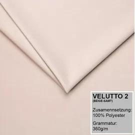 mebloland Boxspringbett VERONA 180 x 200 cm mit zwei 7-Zonen-Taschenfederkernmatratzen und gepolstertem Kopfteil. Farbe Beige - Beige