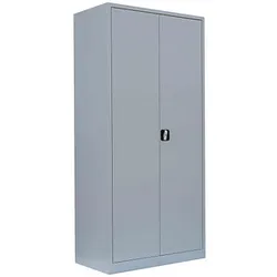 LÜLLMANN Stahlschrank 530340 lichtgrau 92,5 x 42,2 x 195,0 cm, aufgebaut