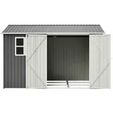 Oxeza Gerätehaus, Grau, Metall, Mode, Rechteckig, 240x201x310.9 cm, Aufbewahrung & Schutzhüllen, Geräteschuppen
