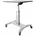 Mobile Sit-Stand Workstation Aufstellung für Notebook/Tastatur/Maus schwarz silber