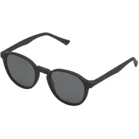 Komono Liam Carbon Unisex Oval Cellulosepropionat-Sonnenbrille für Damen und Herren mit UV-Schutz und kratzfesten Gläsern - Einheitsgröße