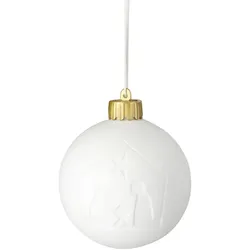 LED-Lampe Weihnachtskugel aus Porzellan "Krippe" von räder design - Weihnachten Weihnachtsdekoration