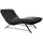 W.Schillig Relaxliege daily dreams Leder 75 x 91 x 170 cm grau mit Kissen