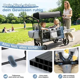Sekey Bollerwagen grau