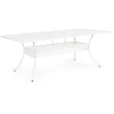 BIZZOTTO Ivrea Outdoor-tisch rechteckig, weiß, 107 x 213 cm,