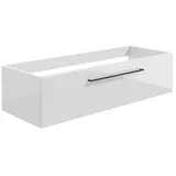 Camargue Espacio Waschtischunterschrank  (120 x 46 x 30 cm, Farbe Griff: Schwarz, Mira)