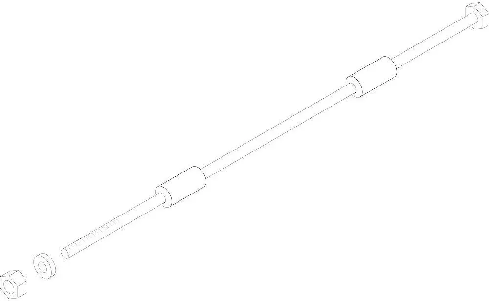 Ankerstange M16x2020 komplett Ersatz - 5128026