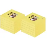 Post-it Super Sticky Notes, 76 x 76 mm, 12 + 12 Blöcke GRATIS