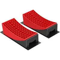 XPOtool Auffahrkeile Wohnmobil 10 cm 13,6 t rot/schwarz