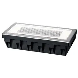 Solarleuchte Solar Box LED in Edelstahlfarben max. 0,6 W