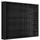Vicco Wandvitrine Showla 80 x 60 x 10 cm Schwarz