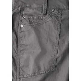 STREET ONE Style Yulius Bermuda Sportive Turn up (overcast grau), Web, 98% Baumwolle, 2% Elasthan, unifarben, gerade kurz, Hosen Bermudas, mit Turn-Up