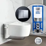 Geberit AquaClean Mera Comfort Komplett-SET Dusch-WC mit neeos Vorwandelement,, 146210211+16791CR#SET, Comfort