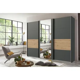 WIMEX Schwebetürenschrank Barmbek 270 x 208 x 64 cm graphit eiche