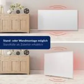 Viesta Infrarot Wandheizung mit Thermostat [inkl. TH10 thermostat] - Infrarotheizung Wandmontage Heizkörper – Carbon Crystal Infrarotheizung