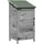 vidaXL Gartenhaus 0,59 x 0,56 m Grau