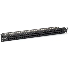 Equip Patchpanel 50x Cat3 19" 1HE ISDN schwarz